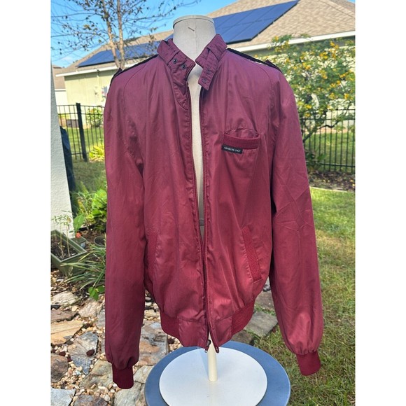 Members Only Other - Vintage Members Only Racer Jacket 42 Rainbow Tag Europe Craft Windbreaker